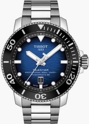 Tissot Seastar 2000 Pro | Powermatic 80 | Blue Dial | Steel Watch T1206071104101