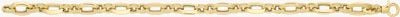 9ct Yellow Gold Hollow Bracelet BR686