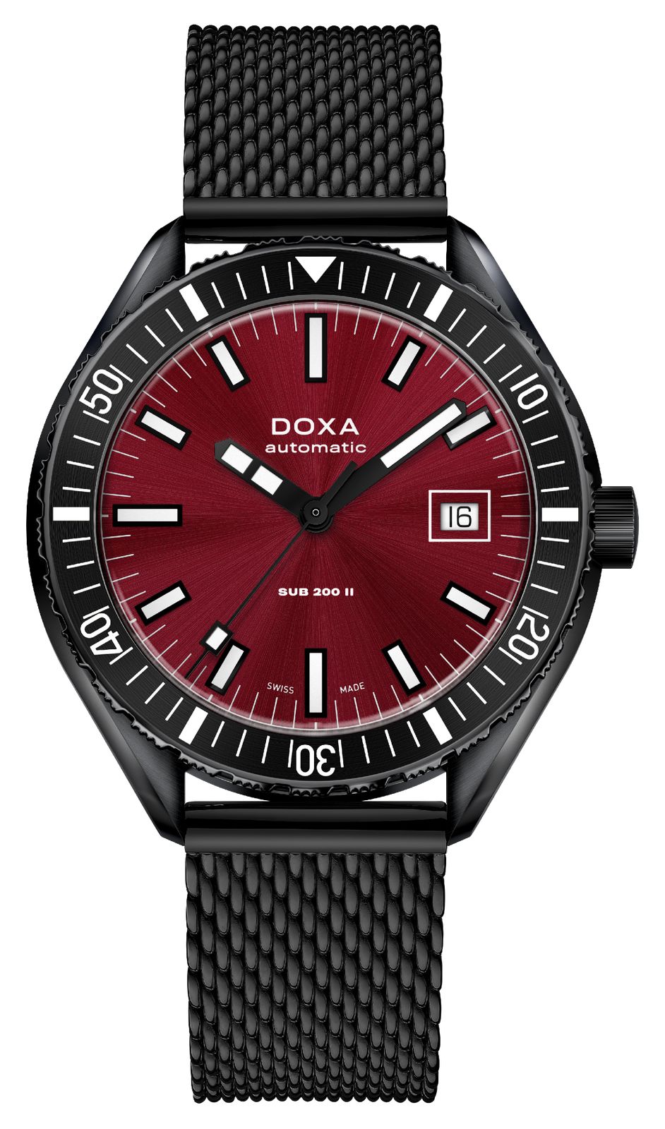 DOXA 795.70.161.10 SUB 200 II Redcoral (44mm) Red Sunray Watch