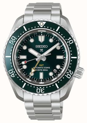 Seiko Prospex 1968 Heritage GMT 300m Diver (42mm) Pacific Green Dial / Stainless Steel Bracelet Watch HBC001J1
