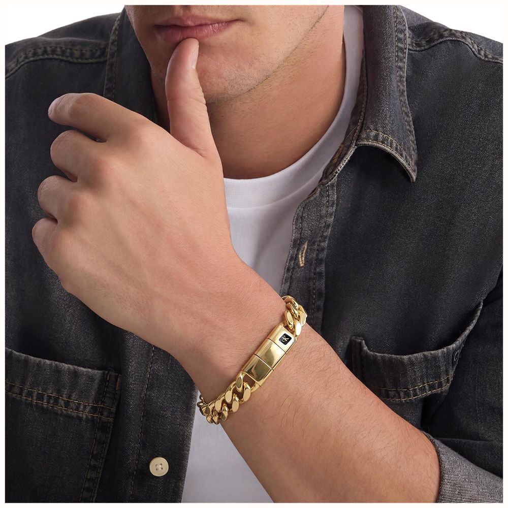 Calvin Klein COMMAND Gold-Tone Chunky Bracelet 35100102 - alternate view 3