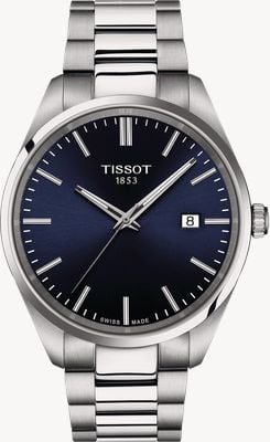 Tissot Men's PR 100 (40mm) Blue Dial / Stainless Steel Bracelet T1504101104100