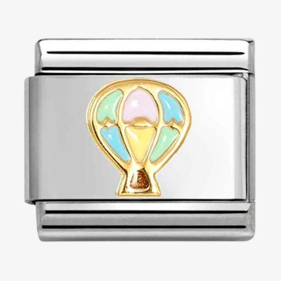 Nomination Classic Hot Air Balloon 18ct Gold Charm 030285/66