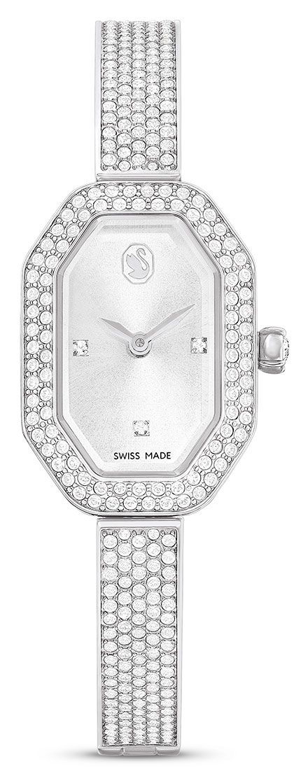 Swarovski 5672977 Women's Dextera Bangle (20mm) Silver Dial Watch