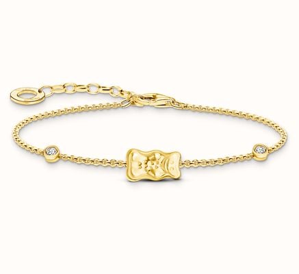 Thomas Sabo Gold-plated Bracelet With HARIBO Goldbear And Zirconia A2203-414-39-L19V