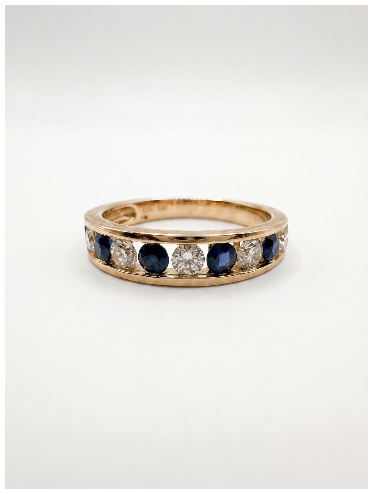James Moore & Co J37573 9ct Yellow Gold Diamond And Sapphire Jewellery
