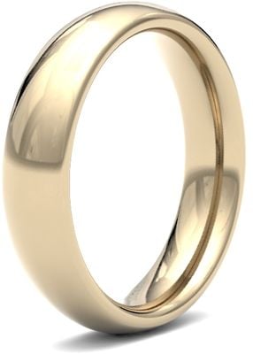 James Moore Wedding Ring  | 9ct Yellow Gold | 5mm | Heavy | Size Traditional Court | AG_5GHC-9Y AG_5GHC-9Y