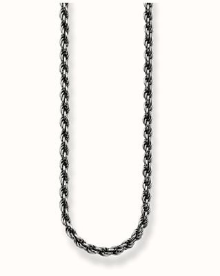 Thomas Sabo Necklace 40cm 925 Sterling Silver Blackened 40cm KE1348-637-12-L40