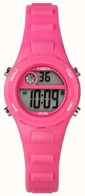 Timex Time Machines® Digital Multifunction (27mm) Pink Digital Dial / Pink Resin Strap TW2W92500