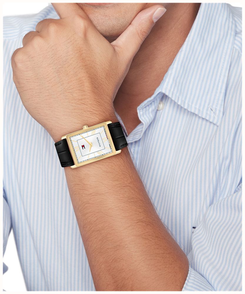 Tommy Hilfiger Ben Brown Leather White dial Watch 1710772 - alternate view 4