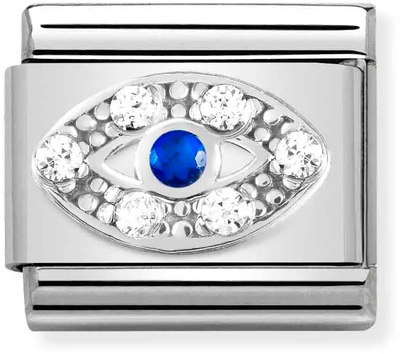 Nomination Classic Eye Sterling Silver & Steel Charm 330304/43