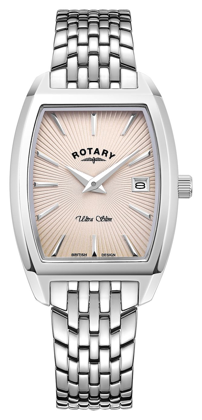 Rotary LB08015/90 Ultra Slim Quartz (25mm) Pink Dial / Watch