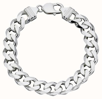 Elements Silver Heavyweight Diamond Cut Bracelet B5110