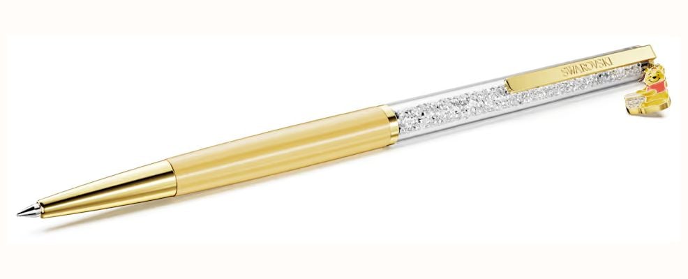 Swarovski Crystalline ballpoint pen, Winnie the Pooh, Yellow lacquered, Gold-tone plated 5742784