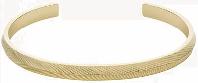 Fossil Ladies Harlow Linear Gold-Tone Bangle JF04117710