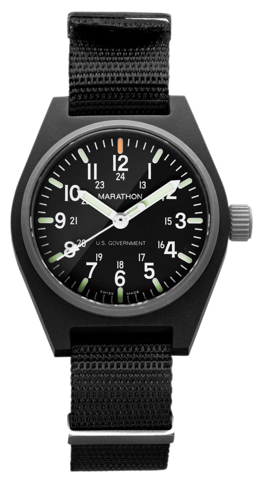 Marathon WW194009BK-0001 GPQ MaraGlo Black General Purpose Watch