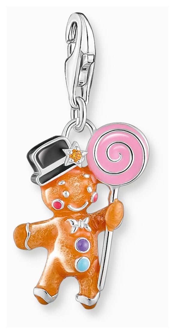 Thomas Sabo 2064-691-7 Gingerbread Man Charm Pendant Jewellery