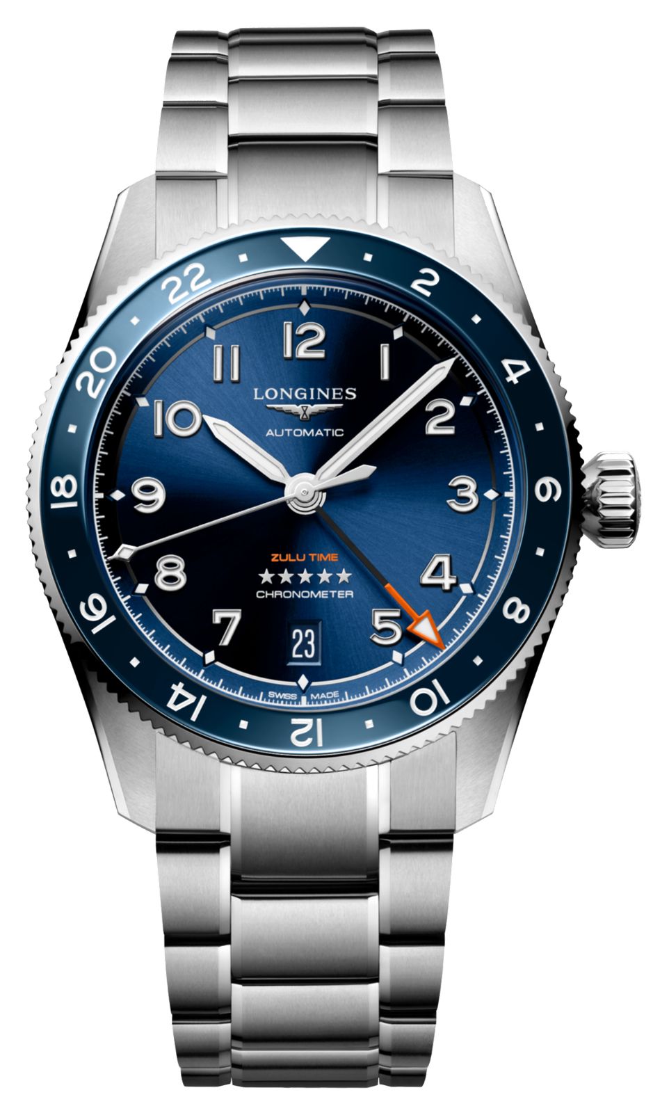 LONGINES L38024936 Spirit Zulu Time GMT Automatic (39mm) Watch
