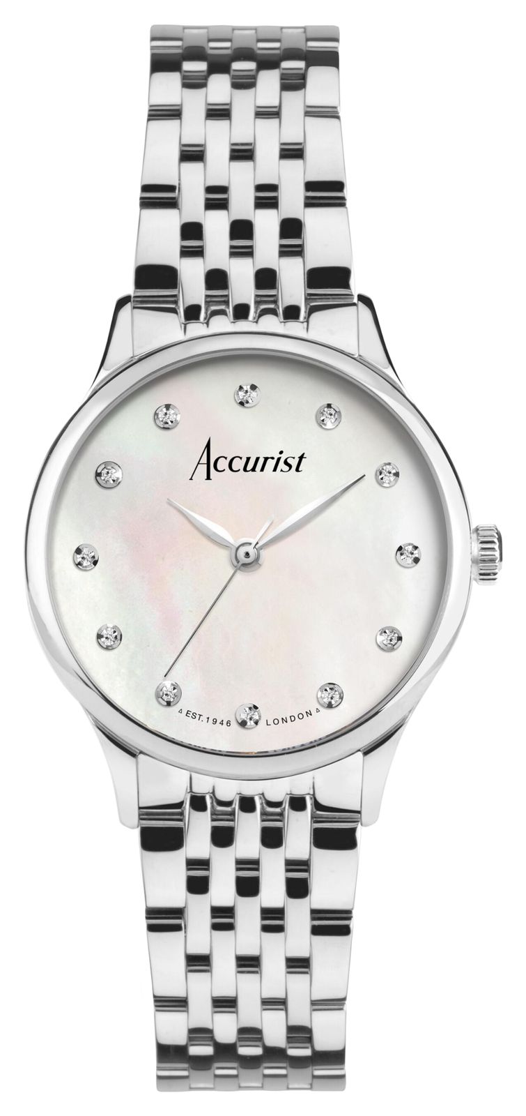 Accurist 77000 Women's Dress Diamond Quartz (28mm) Mother-of Watch
