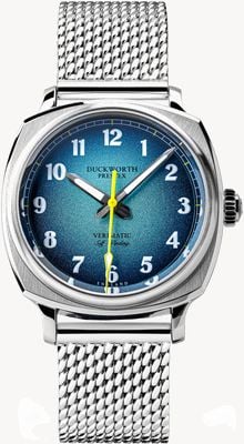 Duckworth Prestex Verimatic (39mm) Blue Fumé Dial / Stainless Steel Mesh D891-03-ST