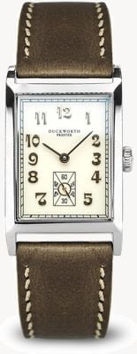 Duckworth Prestex Centenary (24mm) Cream Dial / Brown Leather Strap D803-06-B