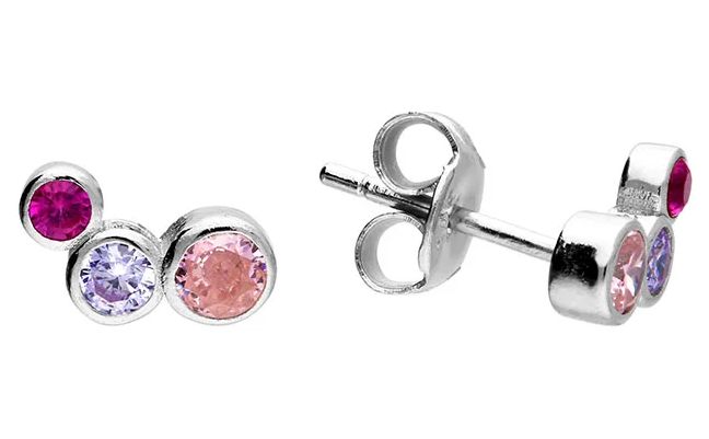 CME Leicester Limited H2314/P Sterling Silver Three Rub over Jewellery