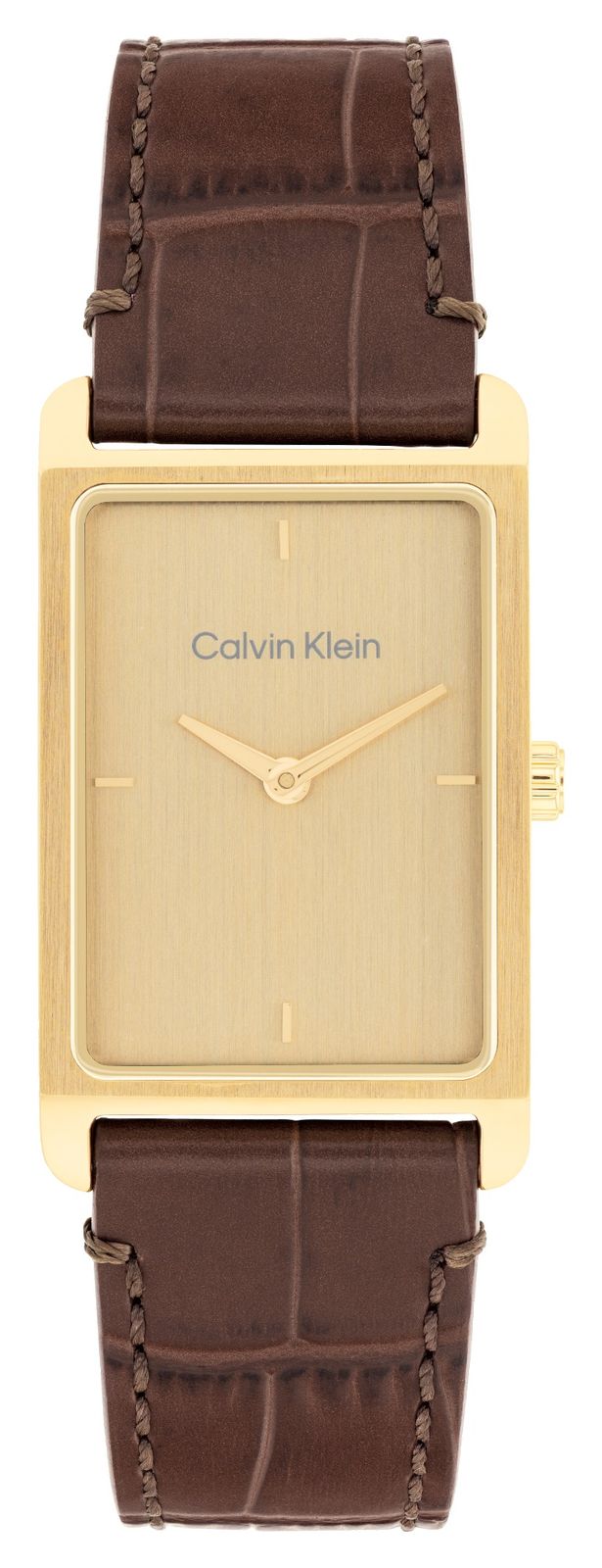 Calvin Klein 25200530 CK Dapper (24mm) Gold Dial / Brown Watch