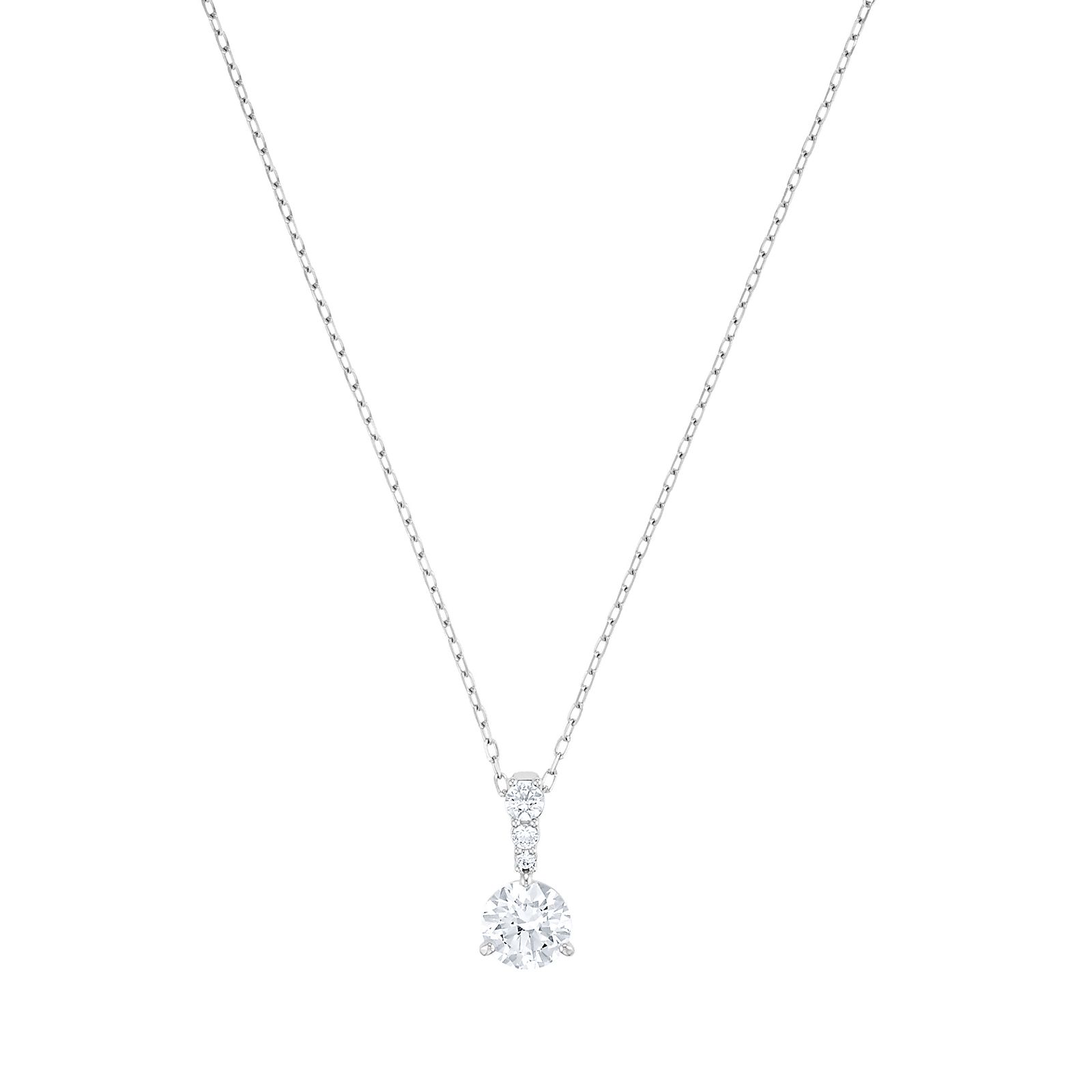 Swarovski 5472635 Solitaire |Rhodium plated |White | Classic Jewellery