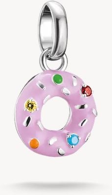 Thomas Sabo Donut Charm With Multicoloured Stones – Connect CC1367-M02-7