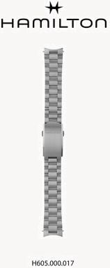 Hamilton Straps Hamilton Braclet ONLY Titanium For H70545140 And H70545540 Watch H695000017