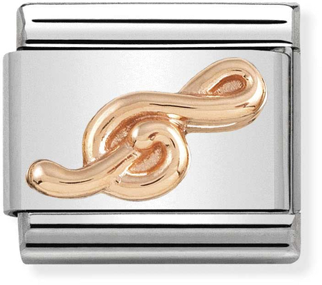 Nomination Classic Treble Clef Steel Charm 430106/13