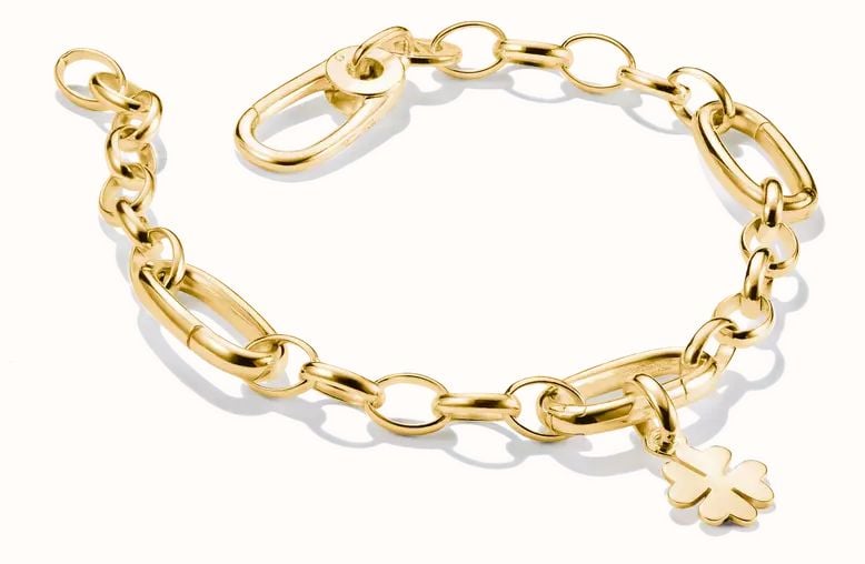 Thomas Sabo Gold Plated Charm Bracelet – Connect C1203-S02-39-L19 - alternate view 2