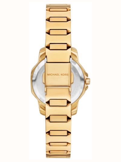 Michael Kors Prescott Gold Tone Stainless Steel Bracelet With Gold Dial MK7685 - alternate view 2