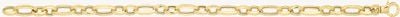 9ct Yellow Gold Hollow Bracelet BR687