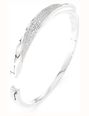 Swarovski Swarovski Classica bangle, Round cut, White, Sterling silver 5764808 - alternate view 3