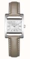 Herbelin Ve Avenue (19 x 23.4mm) Silver Guilloché Dial / Taupe Leather Strap 17537AP08TA