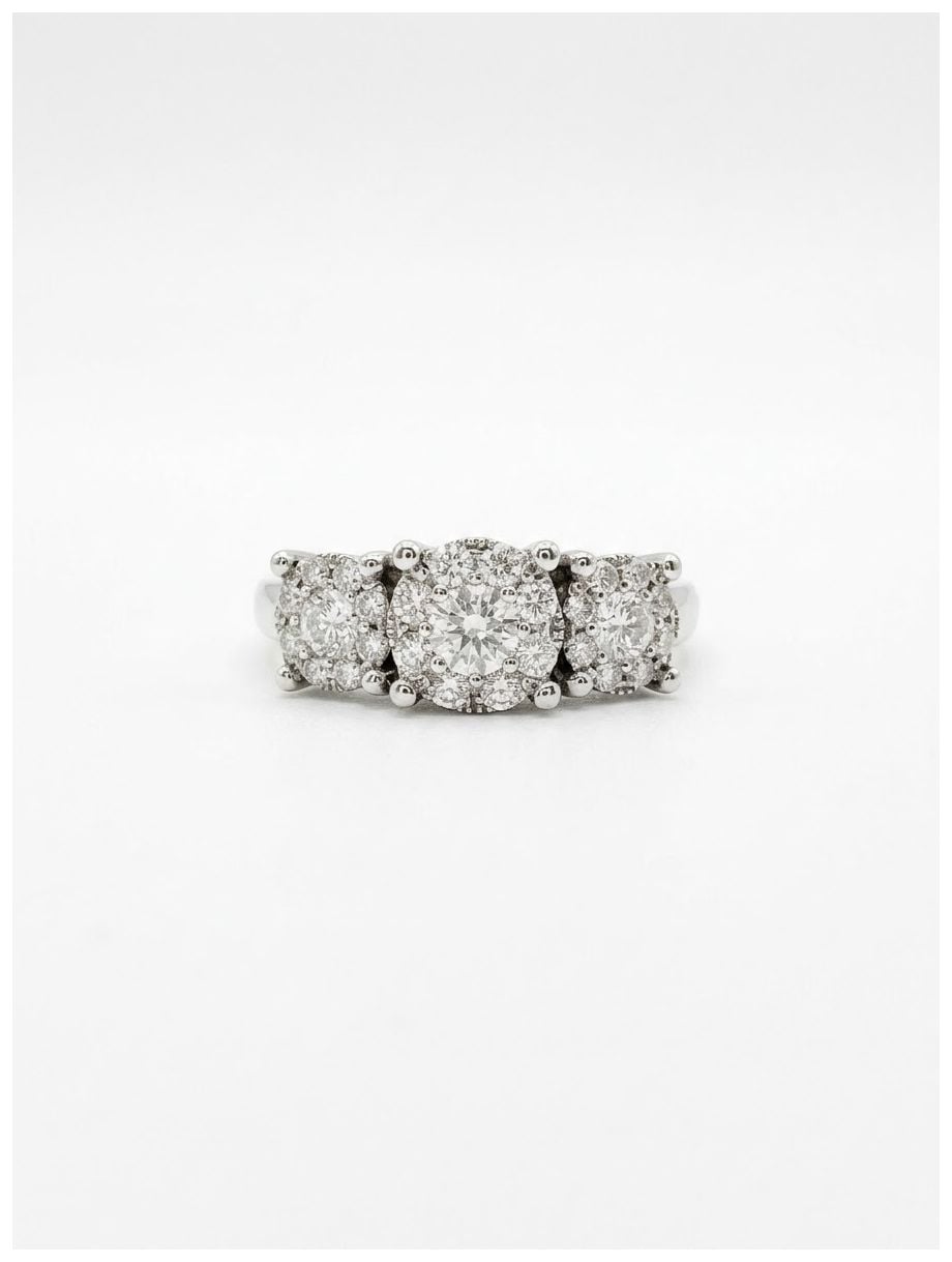 James Moore & Co JM2793 Round Brilliant Natural Diamond 18ct Jewellery