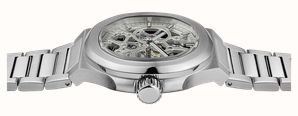 Ingersoll THE FRAME Automatic (47mm) Grey Skeleton Dial / Stainless Steel Bracelet I18302 - alternate view 2