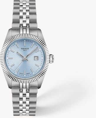 Tissot Ballade Quartz (30mm) Light Blue Sunray Dial / Stainless Steel Bracelet T1560101135100