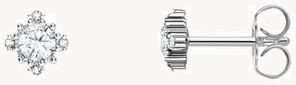 Thomas Sabo Vintage Stud Earrings White Zirconia Stone H2311-051-14