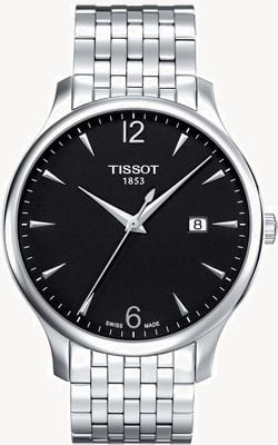Tissot | Men's Classic | Stainless Steel Bracelet | Black Dial | T0636101105700
