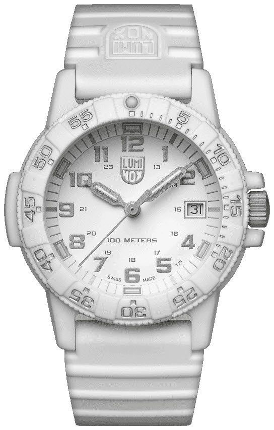 Luminox XS.0307.WO Sea Turtle 0300 Series Whiteout PU Strap Watch