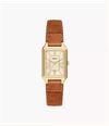 Fossil Raquel 23 mm Three-Hand Date Medium Brown Leather Fossil Watch ES5504