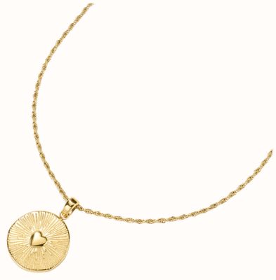 D.LOUISE Talisman Heart Necklace Gold Plated SKN-66