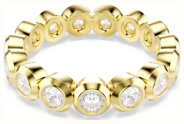 Swarovski Imber Ring Round Cut White 18k Gold Finish - Size 52 (L) 5714311
