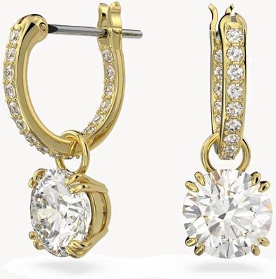 Swarovski Constella Drop Earrings Gold-Tone Plated 5638802