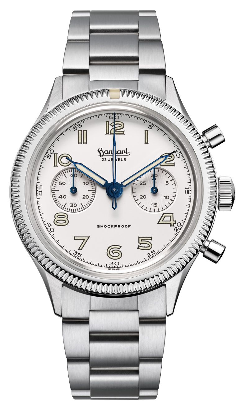 Hanhart H721.202-6428 417 ES Moby Dick (42mm) White Dial / Watch