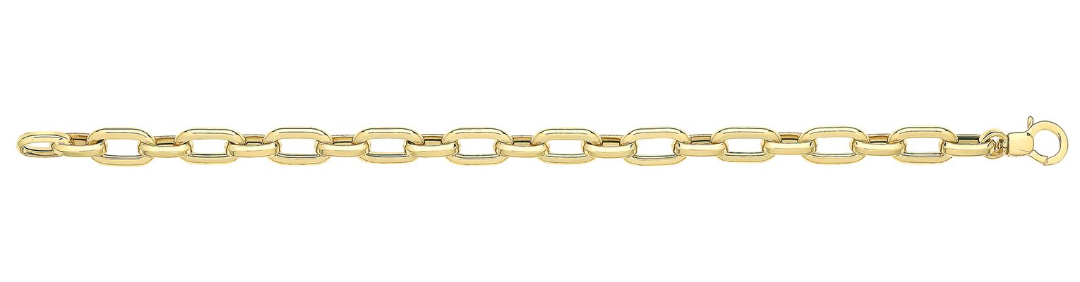 Treasure House BR617 Women's 9ct Yellow Gold 7.5 Inches Jewellery