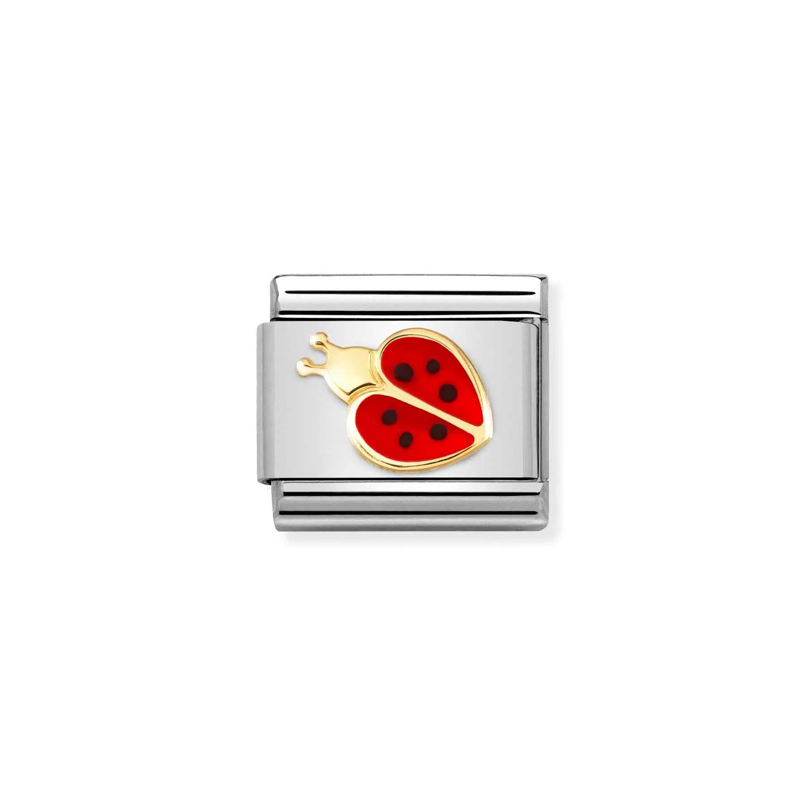 Nomination 030272/69 Classic Ladybird 18ct Gold & Steel Jewellery