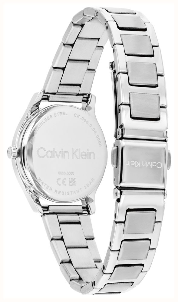 Calvin Klein Sculpted Essentials (28mm) White Dial / Stainless Steel Bracelet 25100213 - alternate view 3